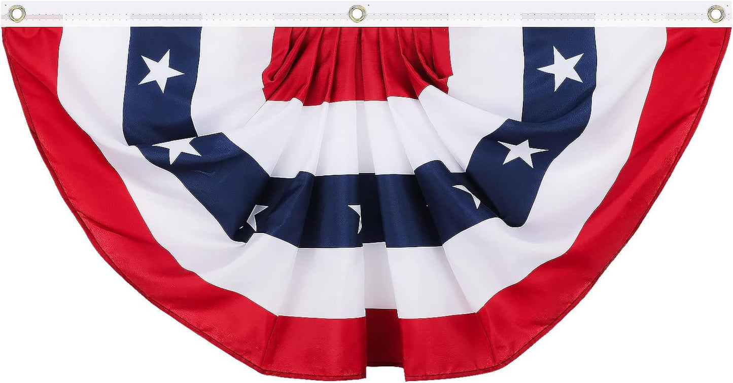 American Flag - Stars and Stripes Bunting (1 Piece, 2 x 4 Feet)