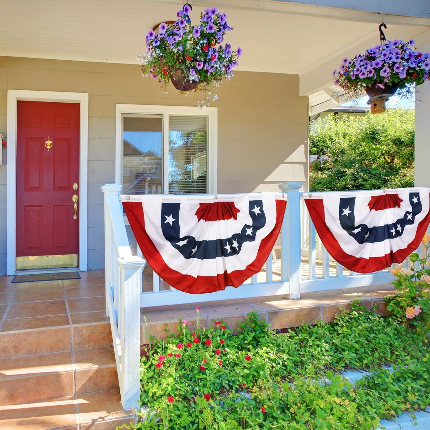 American Flag - Stars and Stripes Bunting (1 Piece, 2 x 4 Feet)