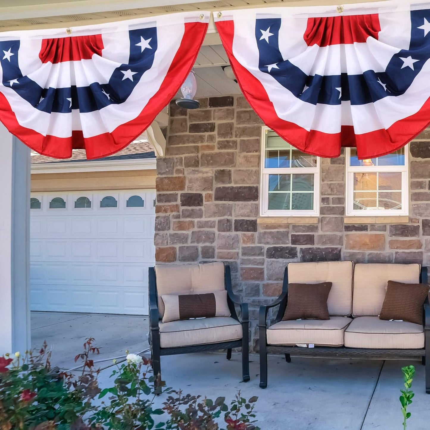 American Flag - Stars and Stripes Bunting (1 Piece, 2 x 4 Feet)