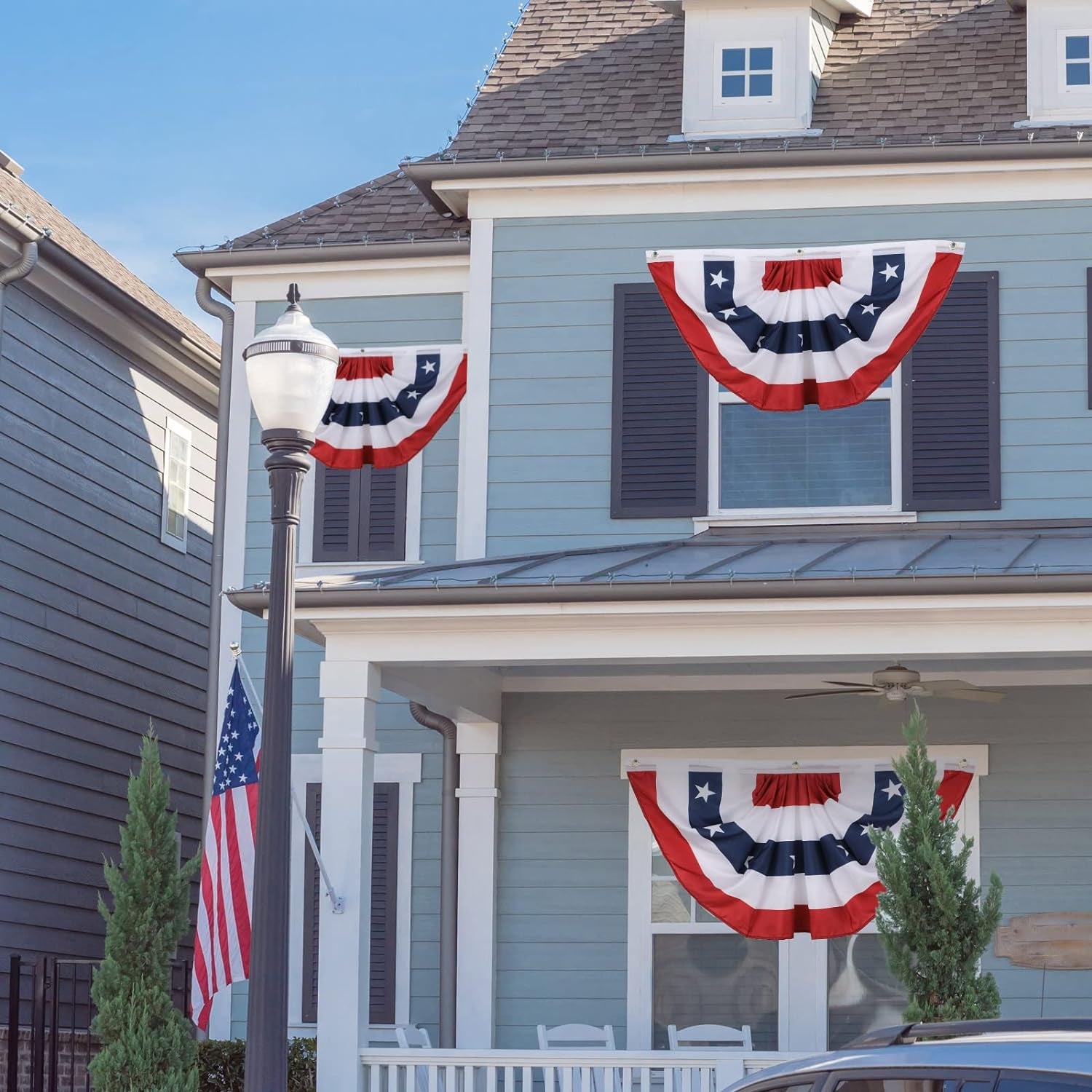 American Flag - Stars and Stripes Bunting (1 Piece, 2 x 4 Feet)