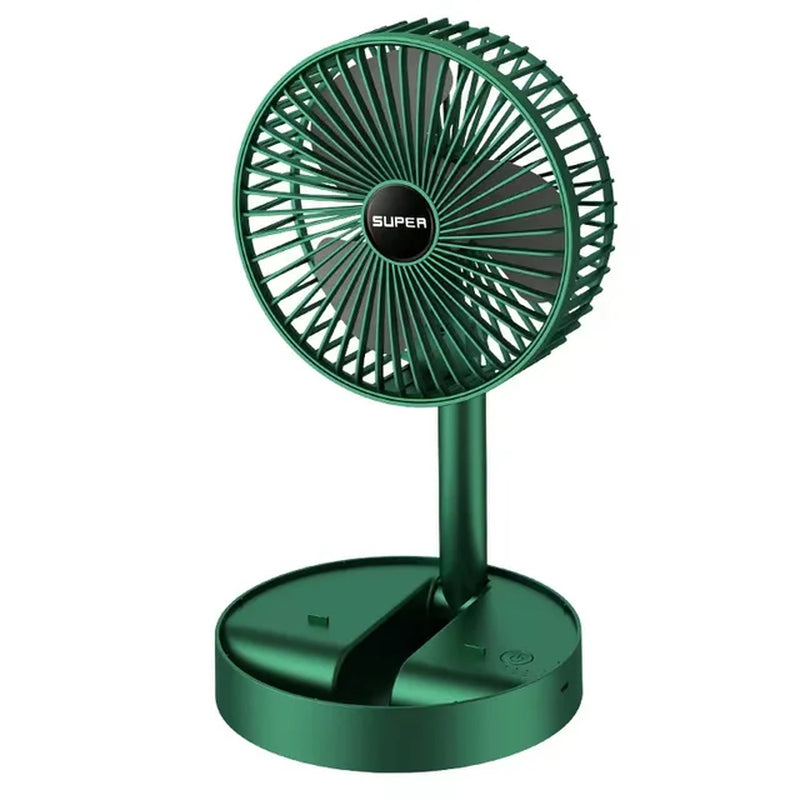 Desktop Foldable Retractable Small Fan Mini Portable Charging USB Home Low Noise High Duration Standby Mini Electric Fan